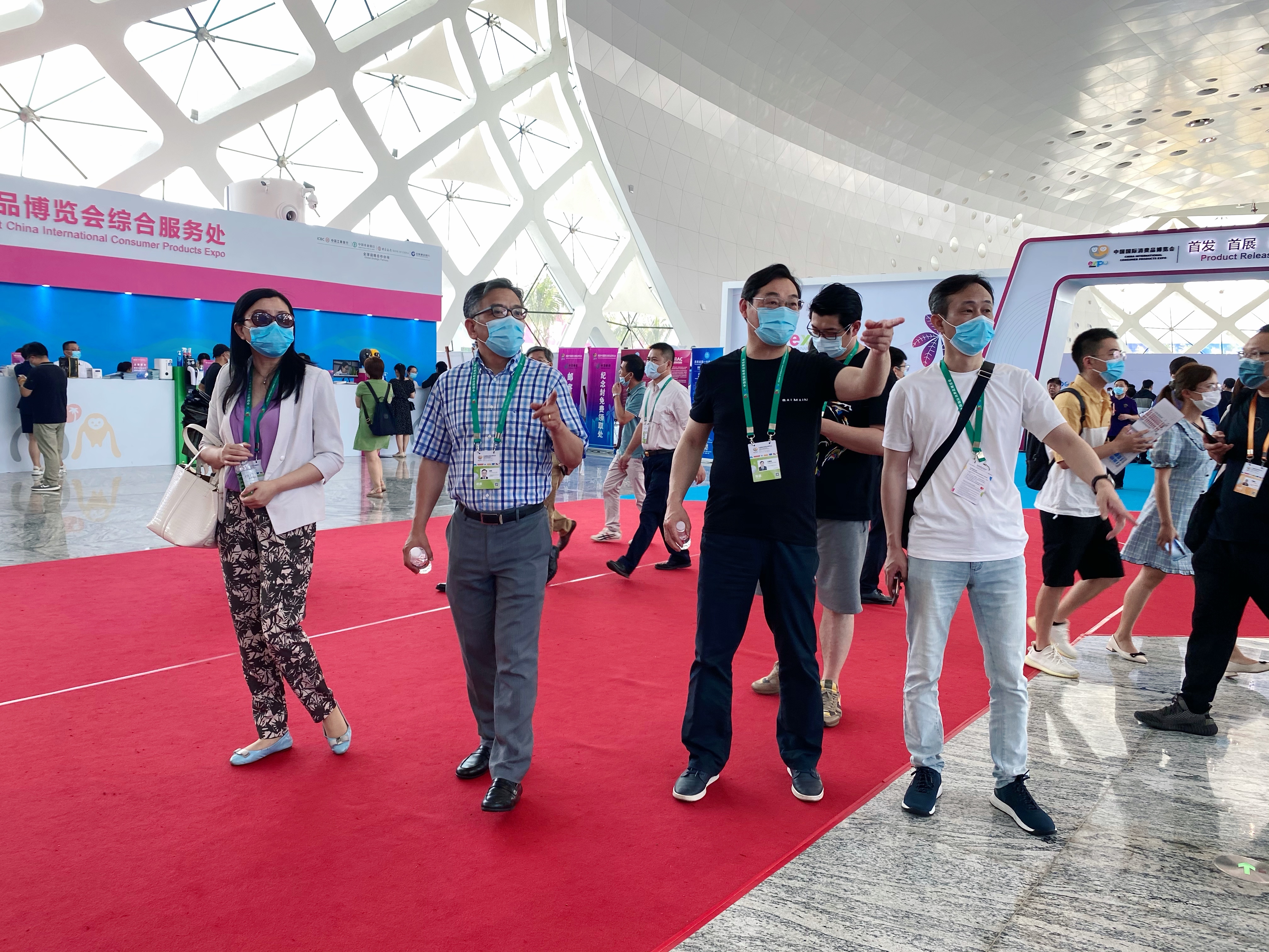 市貿促會(huì )帶隊赴海南參觀(guān)首屆“消博會(huì )”